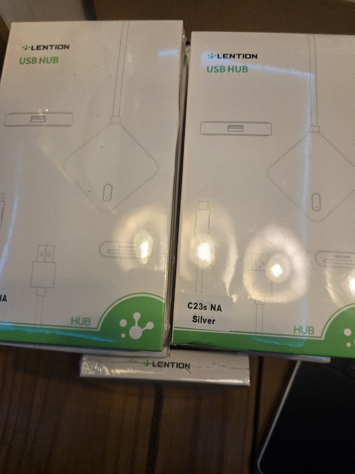 LENTION USB-C Hub to 3x USB 3.0 + Gigabit Ethernet Adapter MacBook Pro Air iPad