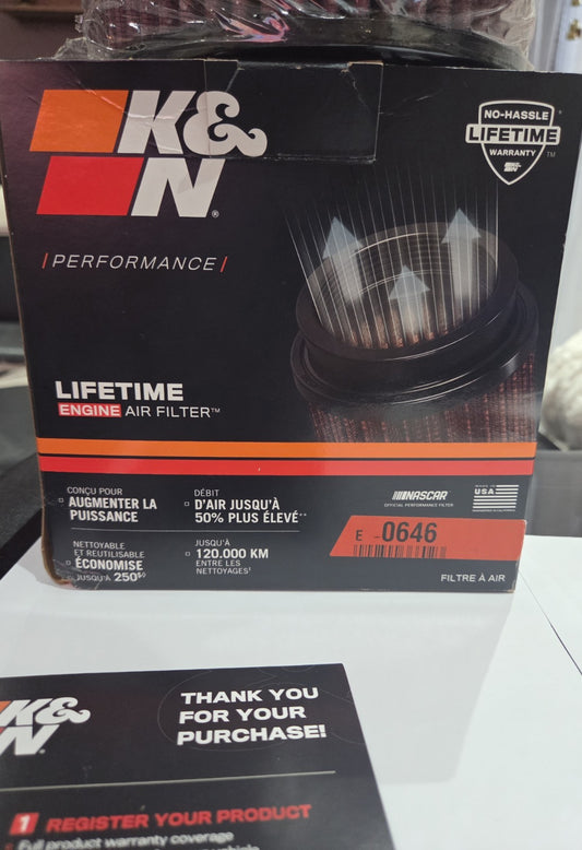 K&N E-0646 High Performance Air Filter for Mercedes & Infiniti - BRAND NEW...