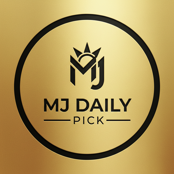 Logo MJ Daily Pick - czarne i złote