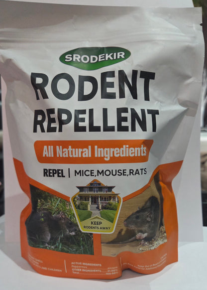 8pcs Rodent Repellent – Natural Peppermint Oil Mouse & Rat Deterrent...