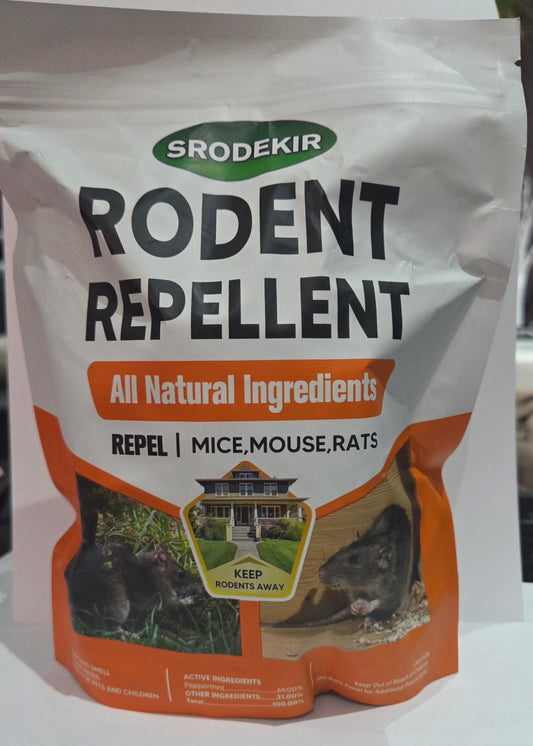 8pcs Rodent Repellent – Natural Peppermint Oil Mouse & Rat Deterrent...
