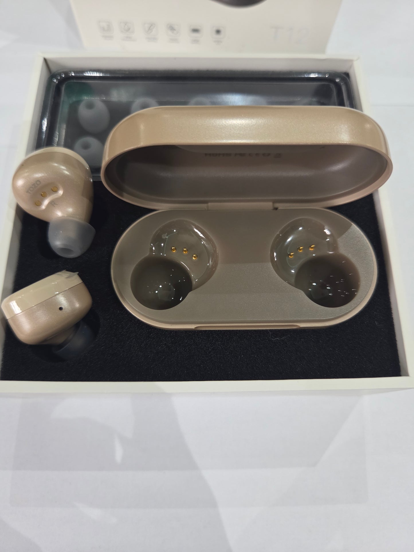 TOZO T12 Wireless Earbuds Bluetooth Headphones Smart LED Display IPX8 Waterproof