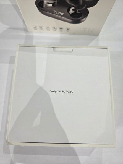 TOZO T12 Wireless Earbuds Bluetooth Headphones Smart LED Display IPX8 Waterproof