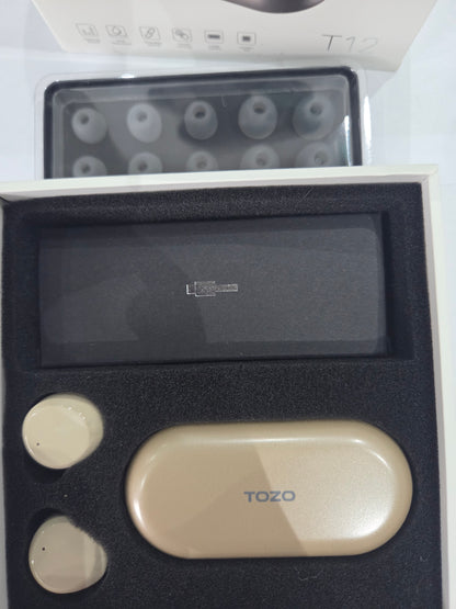 TOZO T12 Wireless Earbuds Bluetooth Headphones Smart LED Display IPX8 Waterproof