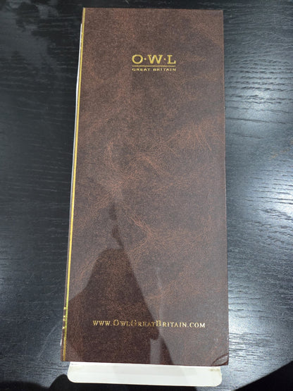 OWL Great Britain Kingsbridge Men's Chronograph Watch Brown Leather K8SSBW New
