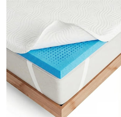 Degrees Of Comfort Zephyr Memory Foam 3” Single Mattress Topper Bamboo