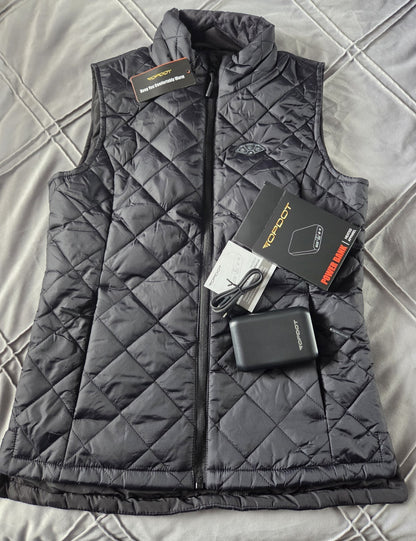 Topdot Heated Gilet Womens Vest + 16000mAh Power Bank Battery Pack 7.4VElectric