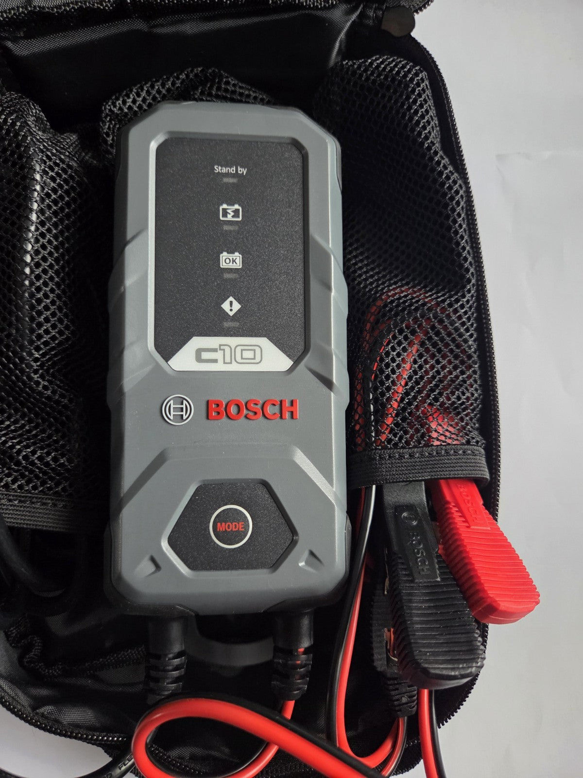 Bosch C10 Battery Charger 12V 3.5A - For AGM, GEL, EFB, VRLA, WET Batteries -...