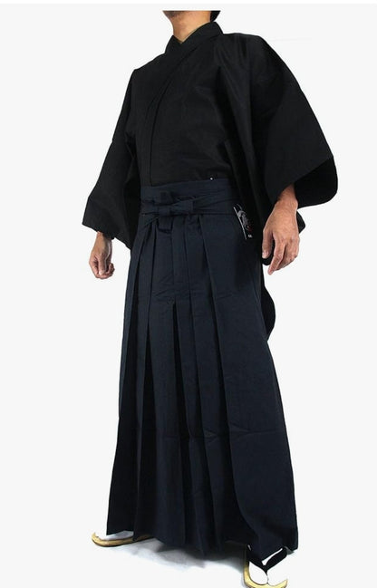Japanese Samurai Hakama Set - 100% Cotton - Edoten Traditional Uniform - Size M