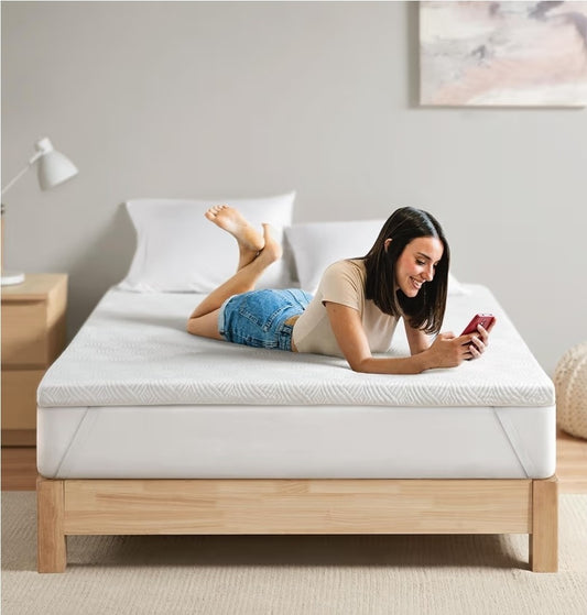 Degrees Of Comfort Zephyr Memory Foam 3” Single Mattress Topper Bamboo