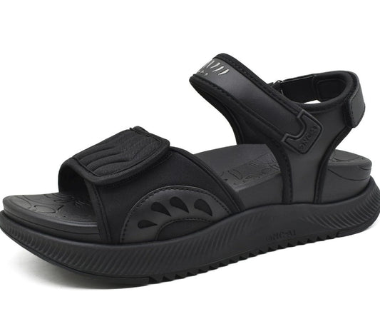 ONCAI Walking Sandals Womens Arch Support Hiking Sandals Black Size 7.5