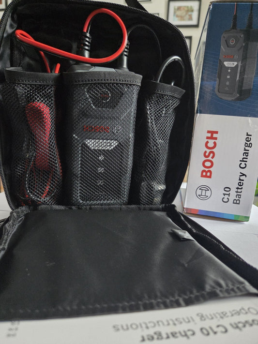 Bosch C10 Battery Charger 12V 3.5A - For AGM, GEL, EFB, VRLA, WET Batteries -...