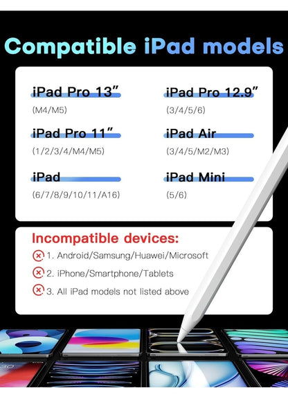 MEKO iPad Stylus Pen - 13 Min Fast Charge, Tilt Sensitivity, Palm Rejection...