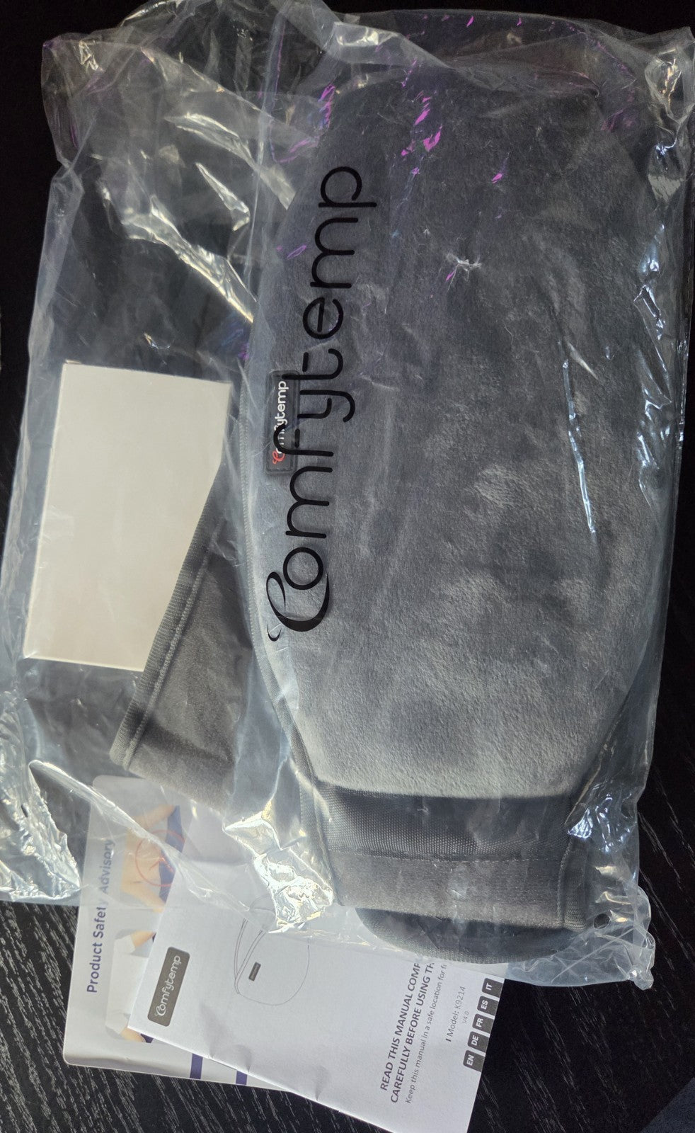 Comfytemp Cordless Lower Back Heating Pad & Massage Belt - Premium Grey