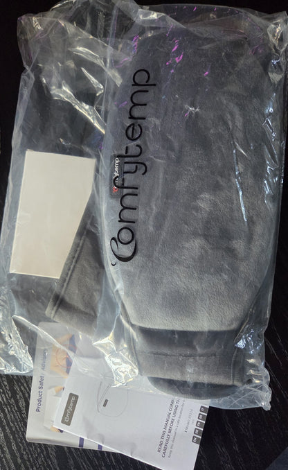Comfytemp Cordless Lower Back Heating Pad & Massage Belt - Premium Grey