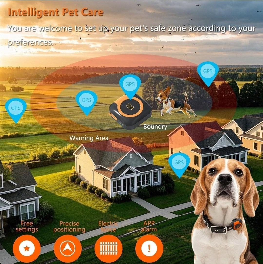 4G Pet GPS Tracker & Health Monitor for Dogs/Cats - LOSHALL C08 - New & Sealed