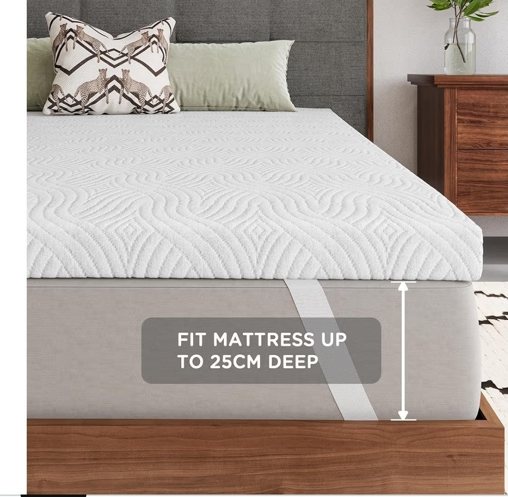 Degrees Of Comfort Zephyr Memory Foam 3” Single Mattress Topper Bamboo