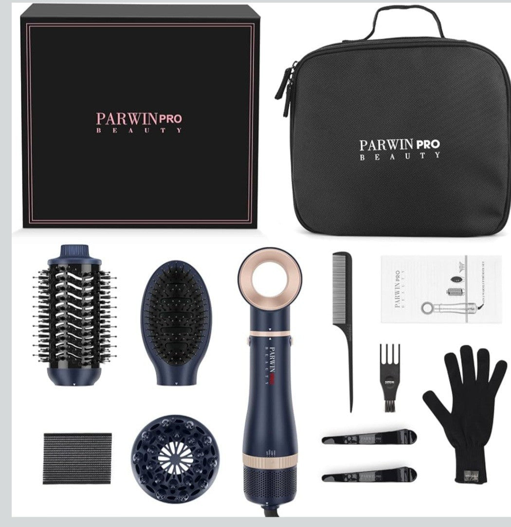 PARWIN PRO BEAUTY Hair Dryer Brush Set, 110000 RPM High-Speed Motor Ionic