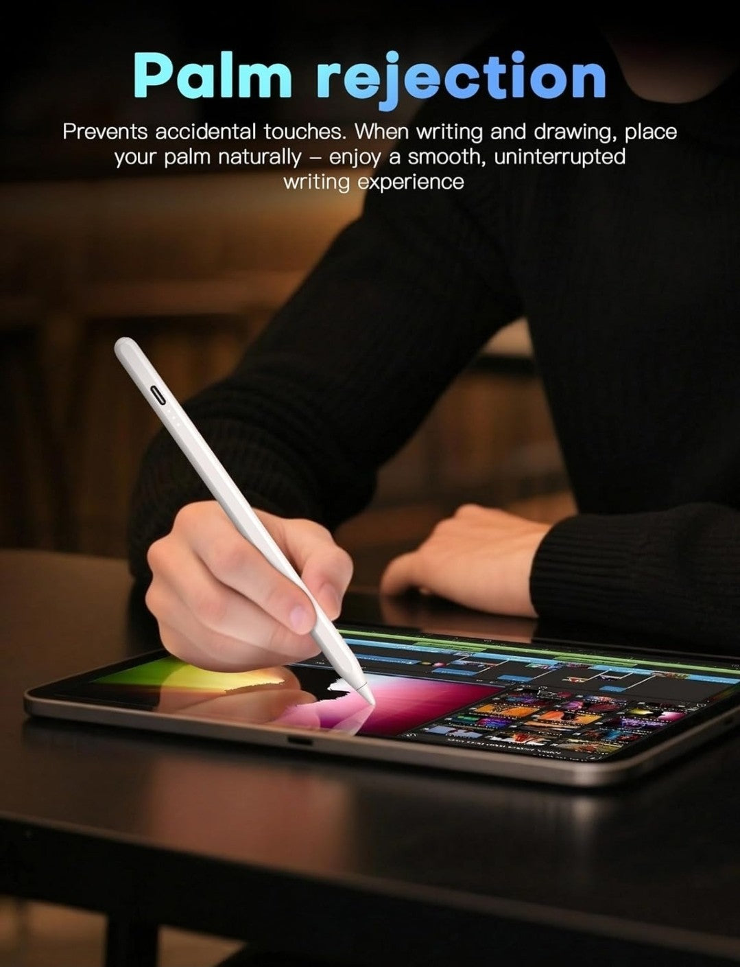 MEKO iPad Stylus Pen - 13 Min Fast Charge, Tilt Sensitivity, Palm Rejection...