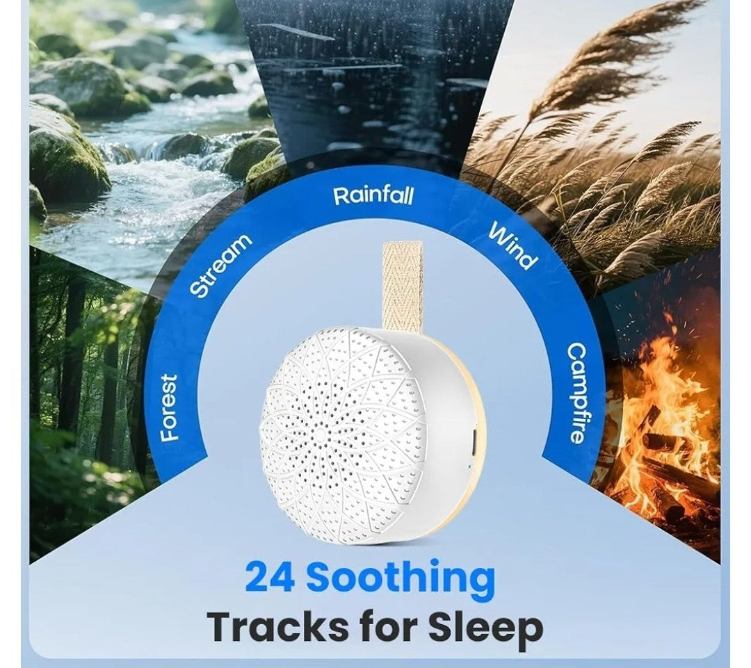 Rechargeable White Noise Machine LZD-B2 Sleep Aid 1200mAh 24h Battery Portable