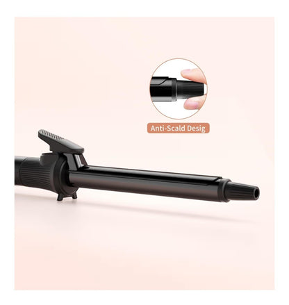 K&K Hair Curling Wand 32mm Ceramic Titanium Barrel Digital Display 50-230°C ...