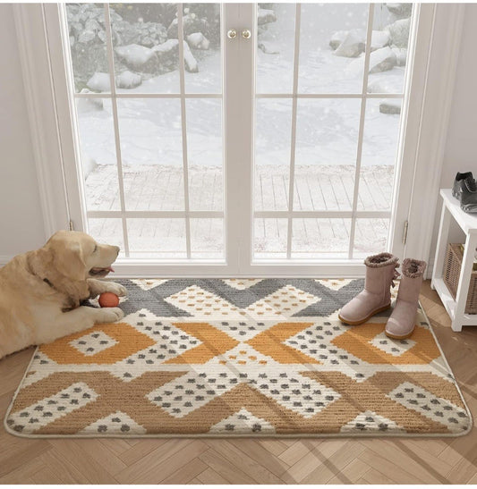 Color G Indoor Door Mat 60x90cm - Beige - Super Absorbent & Non-Slip - Brand...