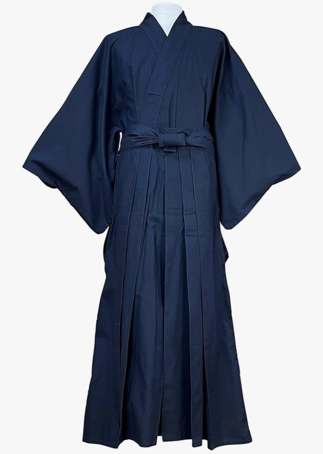 New Edoten Japanese Samurai Kimono Set - Hakama & Top - Dark Navy - Size LL (XL