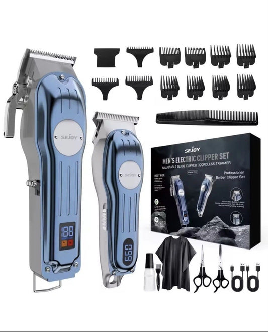 Professional Hair Clipper Electric Trimmers Cutting Cordless Beard Shaver SEJOY
