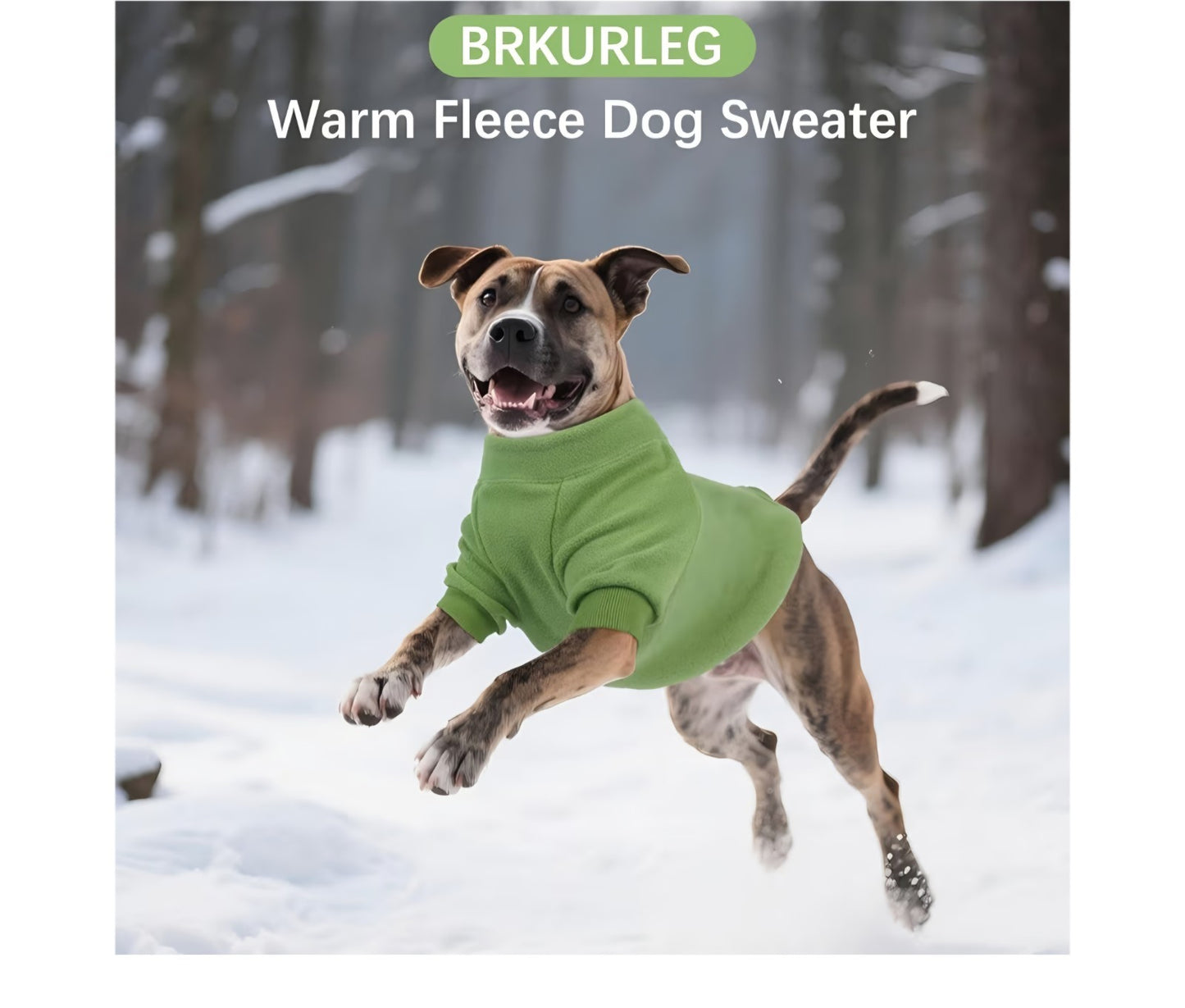 LELEPET Dog Winter Jacket with Harness – Warm Fleece Padded Coat for Small & Med