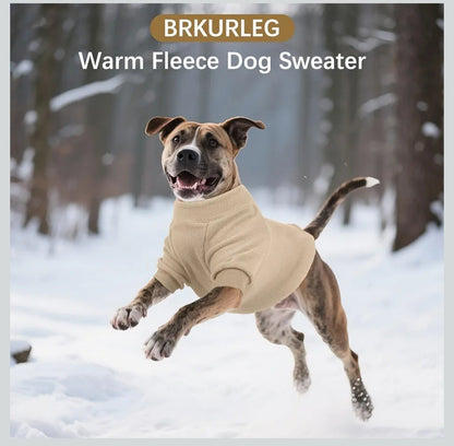 LELEPET Dog Winter Jacket with Harness – Warm Fleece Padded Coat for Small & Med