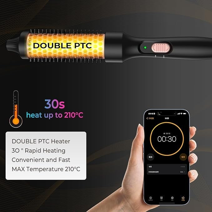 UKLISS 32Mm Curling Iron Brush