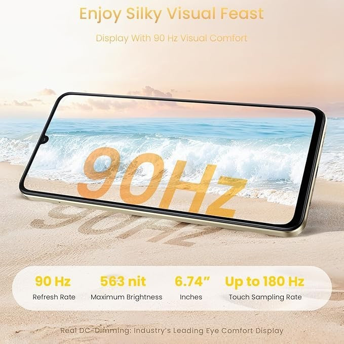 Realme Note 70T - 256GB - Beach Gold (Unlocked) Brand New Sealed - 6000mAh