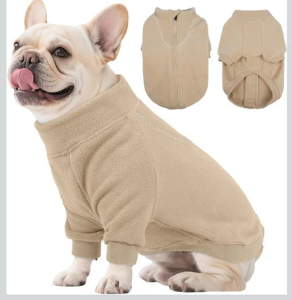 LELEPET Dog Winter Jacket with Harness – Warm Fleece Padded Coat for Small & Med