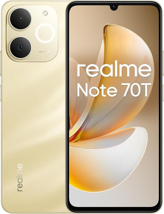 Realme Note 70T - 256GB - Beach Gold (Unlocked) Brand New Sealed - 6000mAh