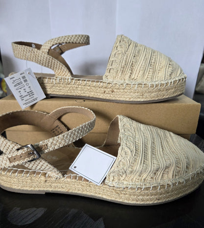 Simply Be Women's Espadrilles Sandals Size UK 9 EU 42 Cream Beige New In Box