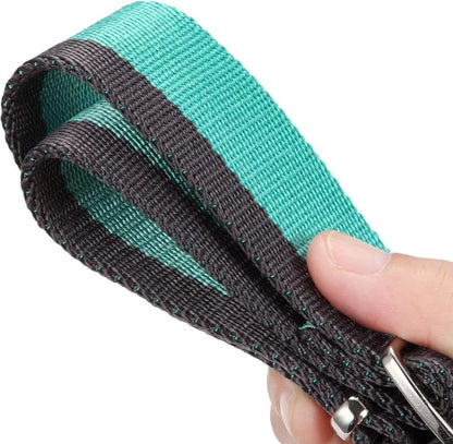 NEW Dazzber 1.5" Wide Martingale Dog Collar Large L - Mint Blue & Grey