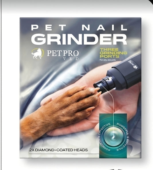 Pet Nail Grinder Professional Dog Cat Claw Trimmer Quiet Electric Grooming Tool