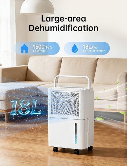 PHILODECO 10L Compressor Dehumidifier - Laundry Drying 24h Timer Display NEW