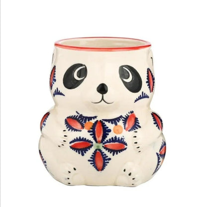 Panda Ceramic Tiki Mug - Novelty Cocktail Glass Barware, New