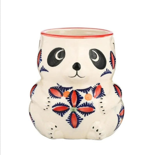Panda Ceramic Tiki Mug - Novelty Cocktail Glass Barware, New